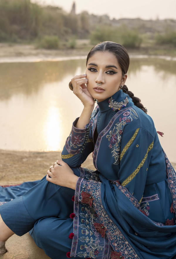 Humdum I Sierra Wool I Sierra-D03 - by Libasekhas UK - Registered Vendor of : Humdum - 100% Original Designer Dress