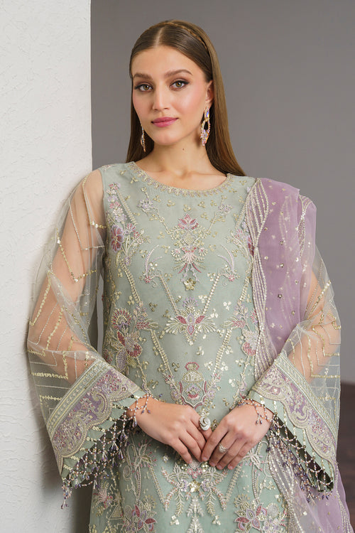 Baroque | Luxury Pret 24 | NET UF-515 - by - Libasekhas UK - Registered Vendor of : Baroque - 100% Original Designer Dresss