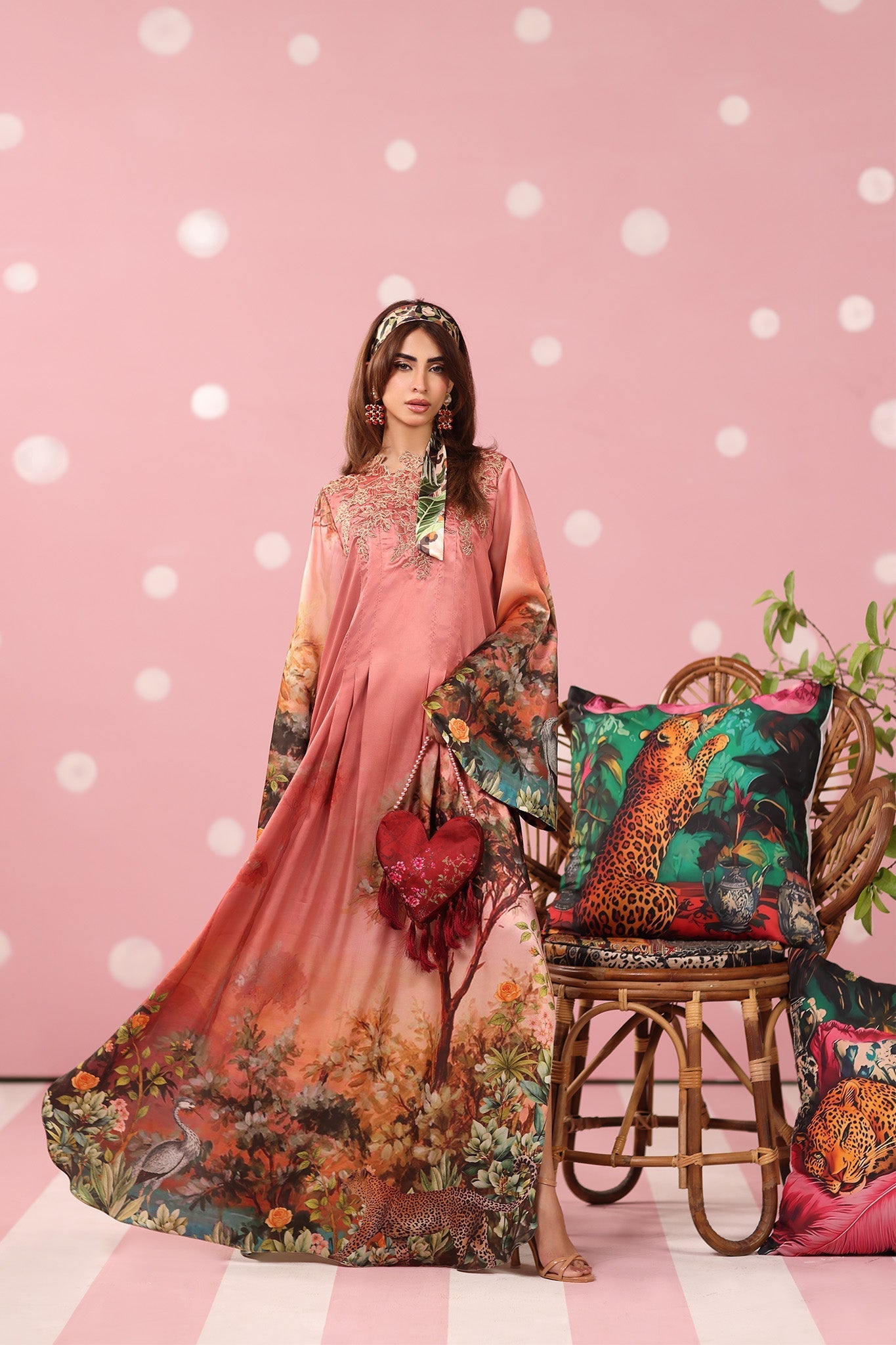 Musferah Saad | Resort Collection | Rosewood Safari - by Libasekhas UK - Registered Vendor of : Musferah Saad - 100% Original Designer Dress