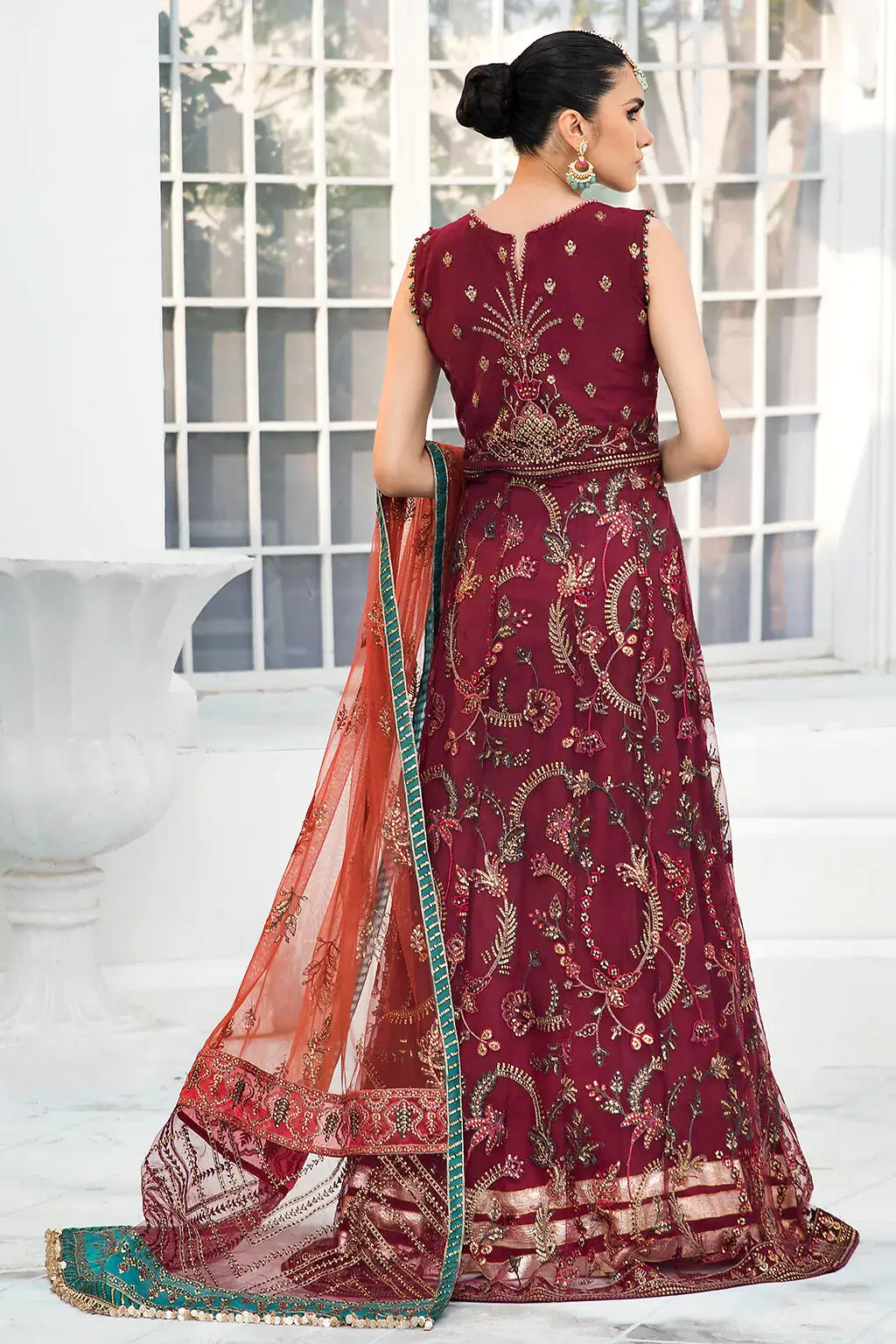 Zarif | DE LUXURY Formals | ROUCHE - by - Libasekhas UK - Registered Vendor of : Zarif - 100% Original Designer Dresss
