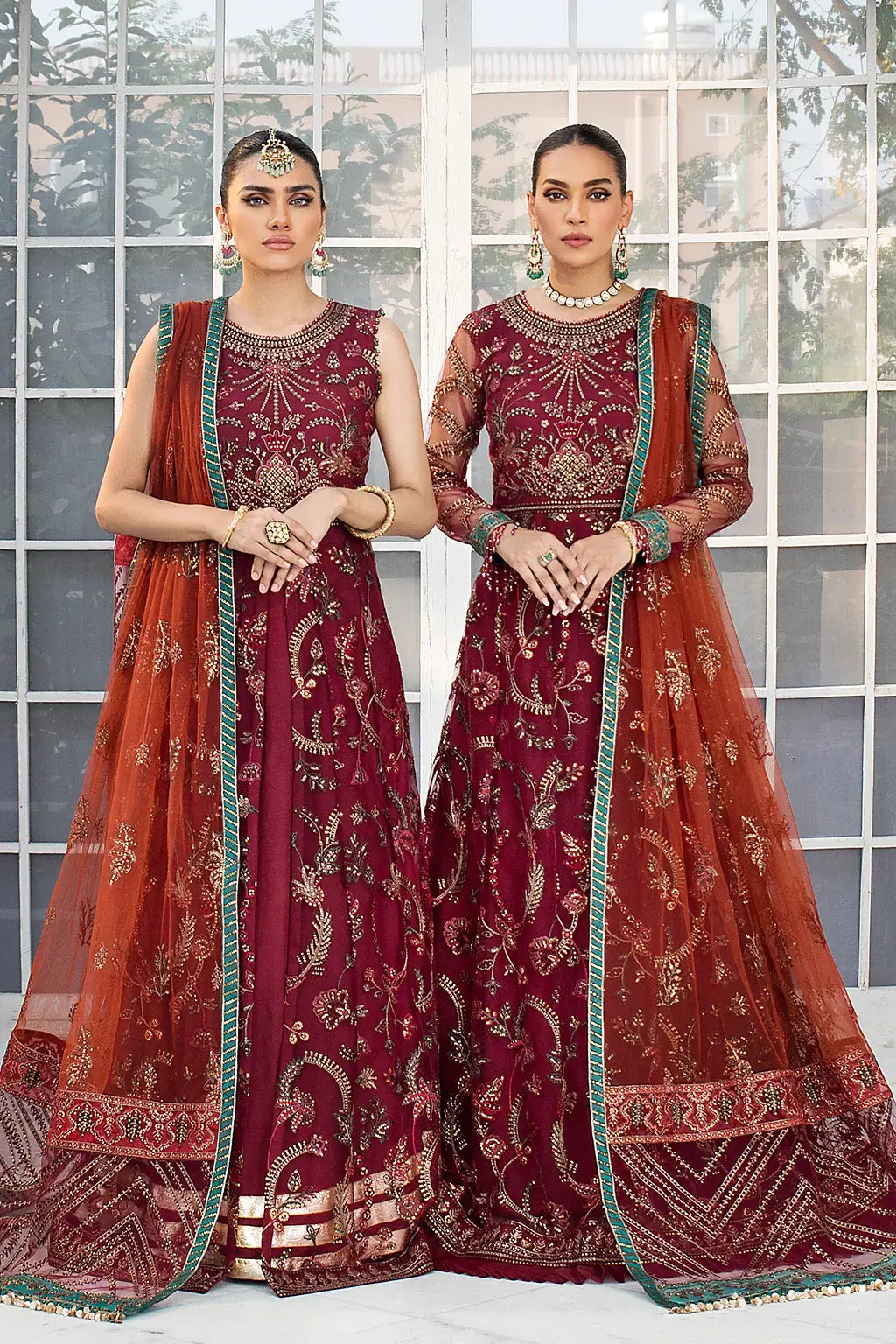 Zarif | DE LUXURY Formals | ROUCHE - by - Libasekhas UK - Registered Vendor of : Zarif - 100% Original Designer Dresss