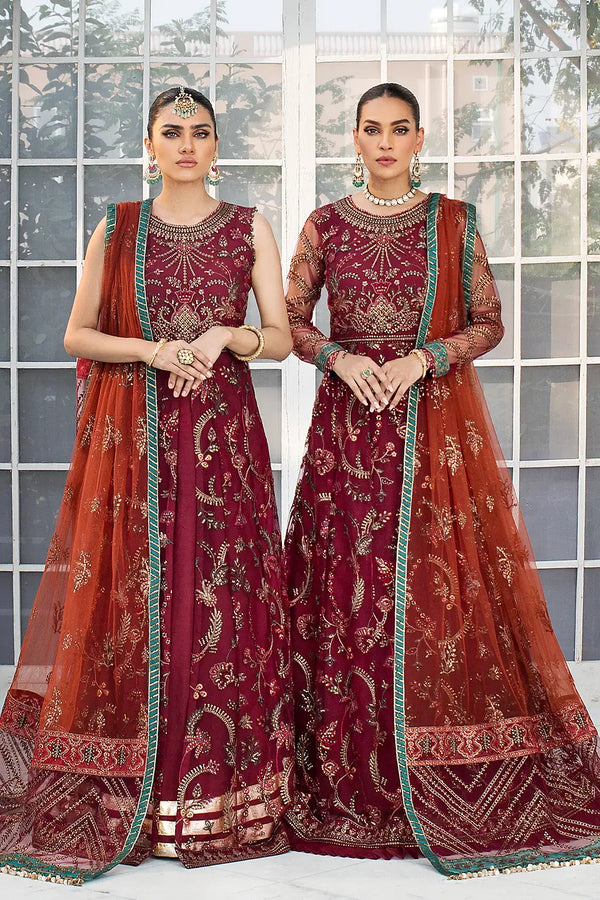Zarif | DE LUXURY Formals | ROUCHE - by - Libasekhas UK - Registered Vendor of : Zarif - 100% Original Designer Dresss