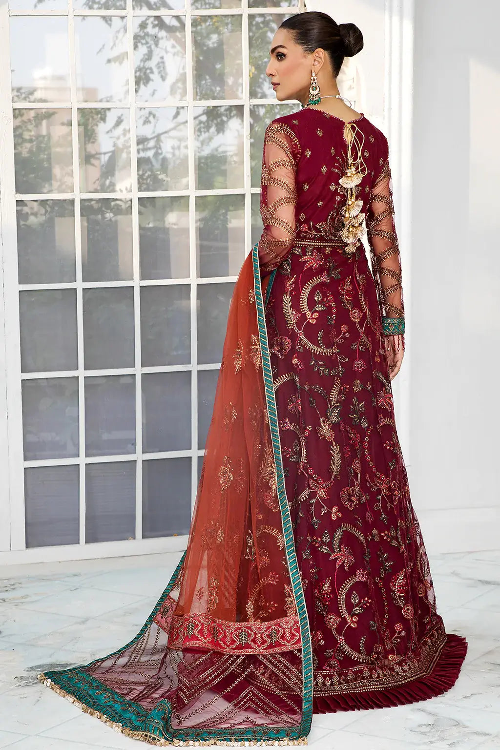 Zarif | DE LUXURY Formals | ROUCHE - by - Libasekhas UK - Registered Vendor of : Zarif - 100% Original Designer Dresss