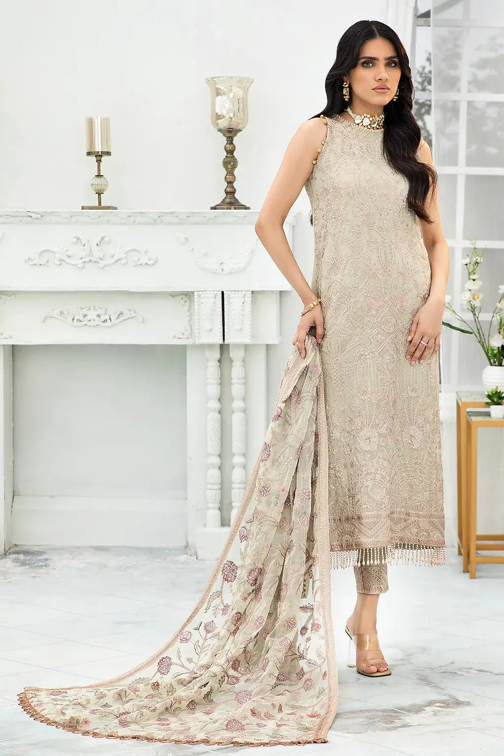 Zarif | DE LUXURY Formals | FLORA - by - Libasekhas UK - Registered Vendor of : Zarif - 100% Original Designer Dresss
