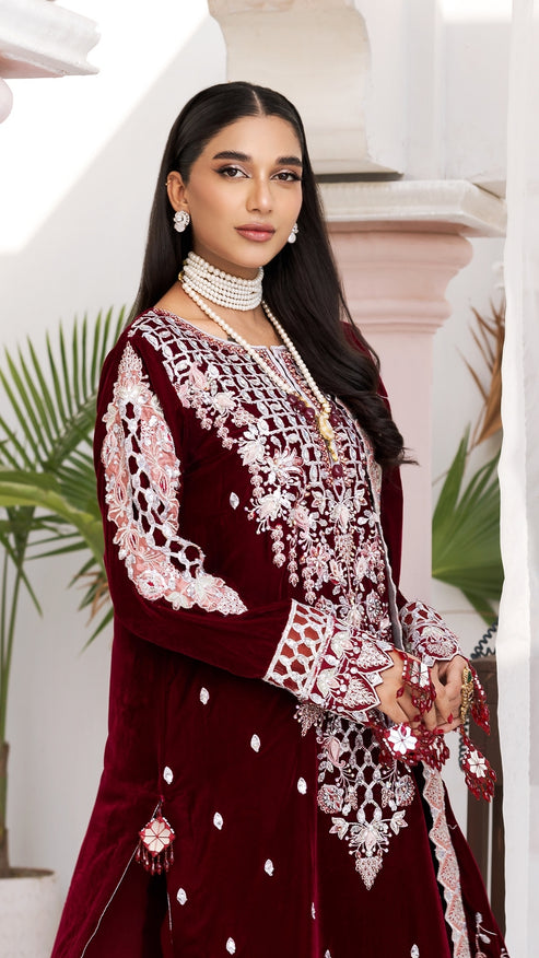 Zebtan | Andaz e Makhmal | ZAM-06 - by - Libasekhas UK - Registered Vendor of : Zebtan - 100% Original Designer Dresss