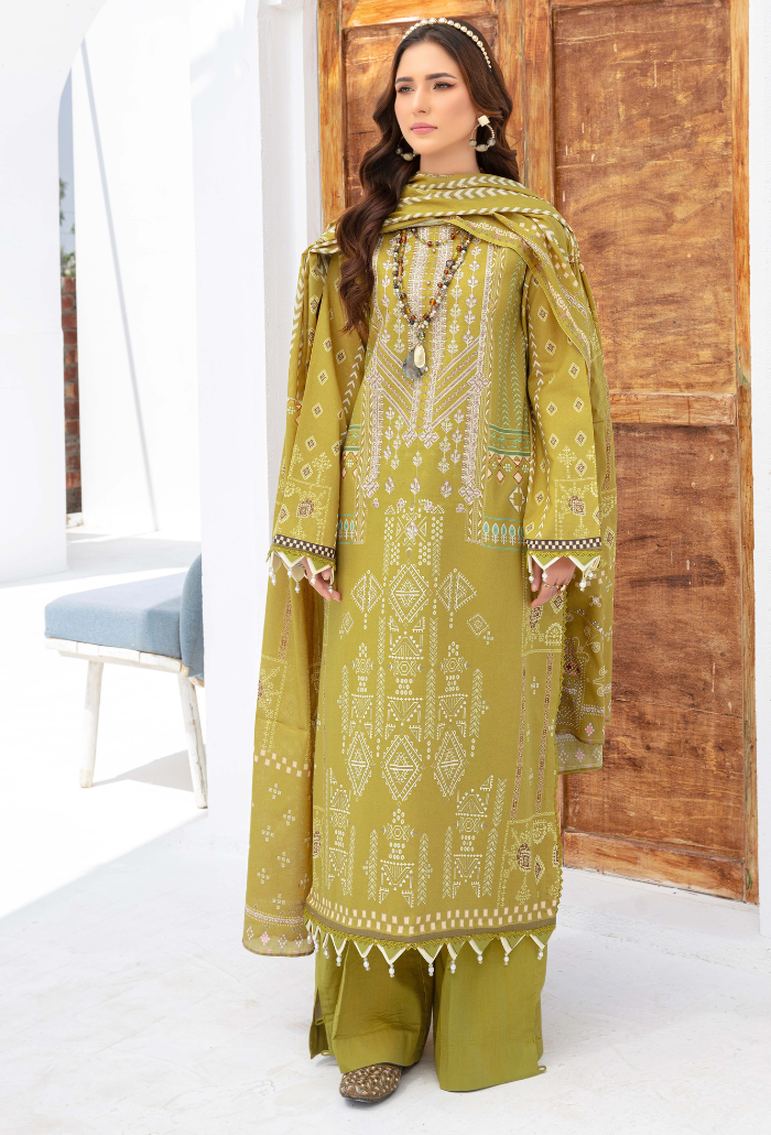 Humdum | Saira Bano Lawn 24 | D04 - by - Libasekhas UK - Registered Vendor of : HumDum - 100% Original Designer Dresss