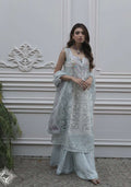 Layla Chatoor | Luxury Pret | Blue Chikankari - by Libasekhas UK - Registered Vendor of : Layla Chatoor - 100% Original Designer Dress