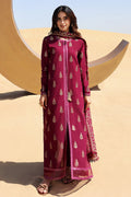 Cross Stitch | Eid Lawn 24 | CRIMSON AURA - by - Libasekhas UK - Registered Vendor of : Cross Stitch - 100% Original Designer Dresss