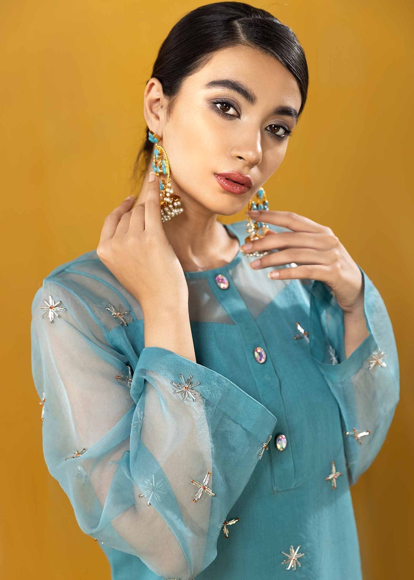 Hana | Vibrant Beyond | Allure-VB-1004 - by - Libasekhas UK - Registered Vendor of : Hana - 100% Original Designer Dresss