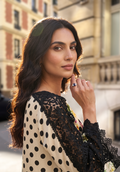 Zarqash | Silk Edit 26 | Polka Botanique - by Libasekhas UK - Registered Vendor of : Zarqash - 100% Original Designer Dress