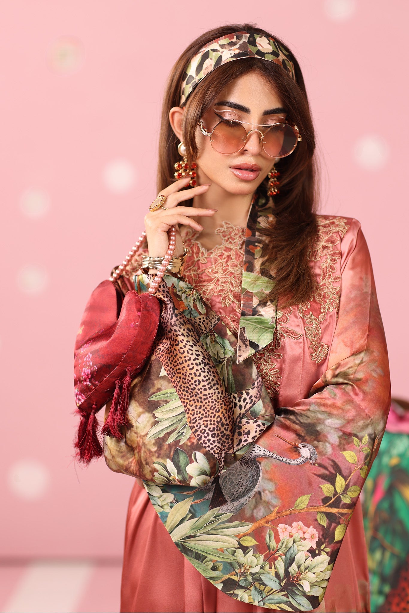 Musferah Saad | Resort Collection | Rosewood Safari - by Libasekhas UK - Registered Vendor of : Musferah Saad - 100% Original Designer Dress