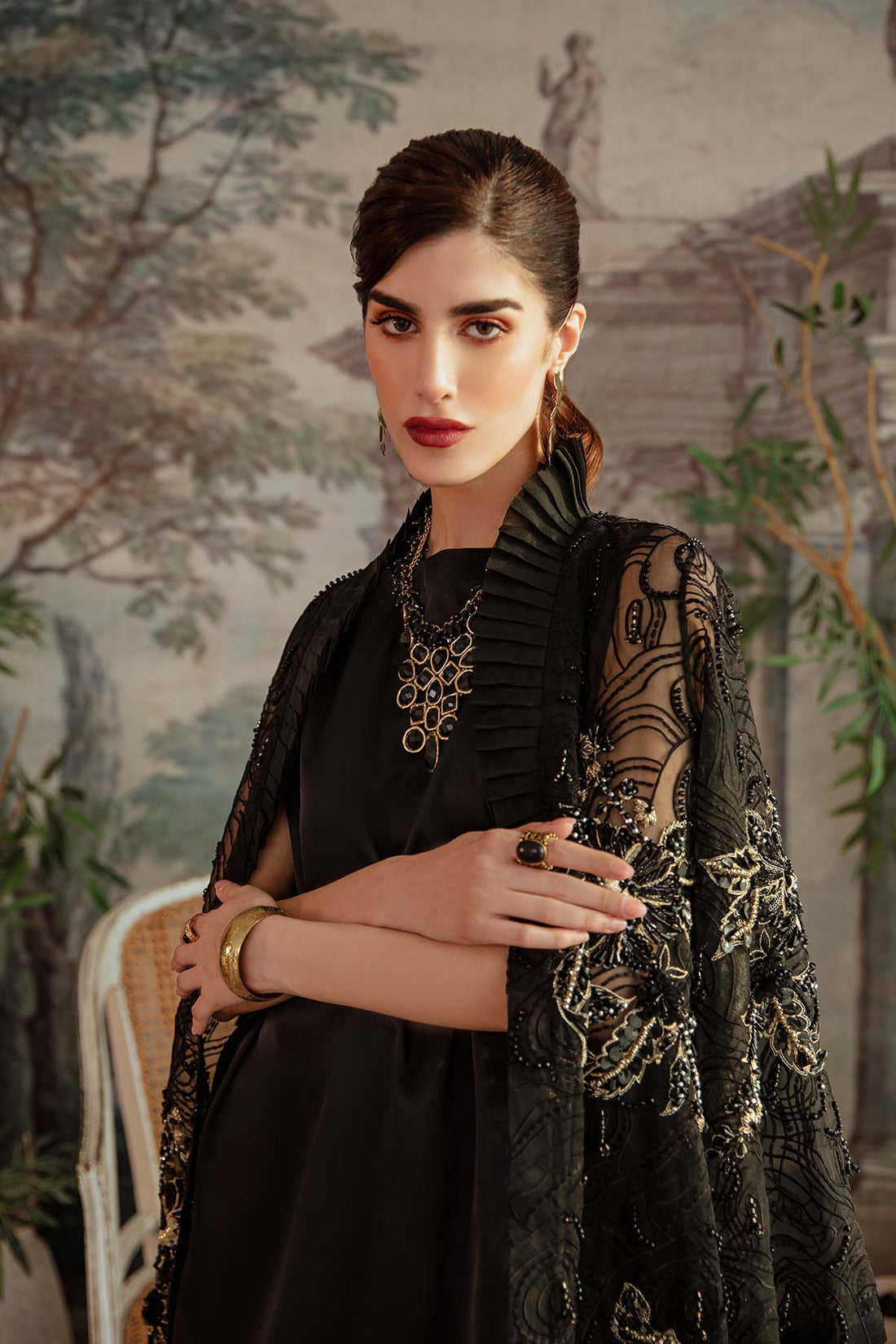 Mina Kashif | Ala Mode Luxury Formals 23 | Luna - by - Libasekhas UK - Registered Vendor of : Mina Kashif - 100% Original Designer Dresss