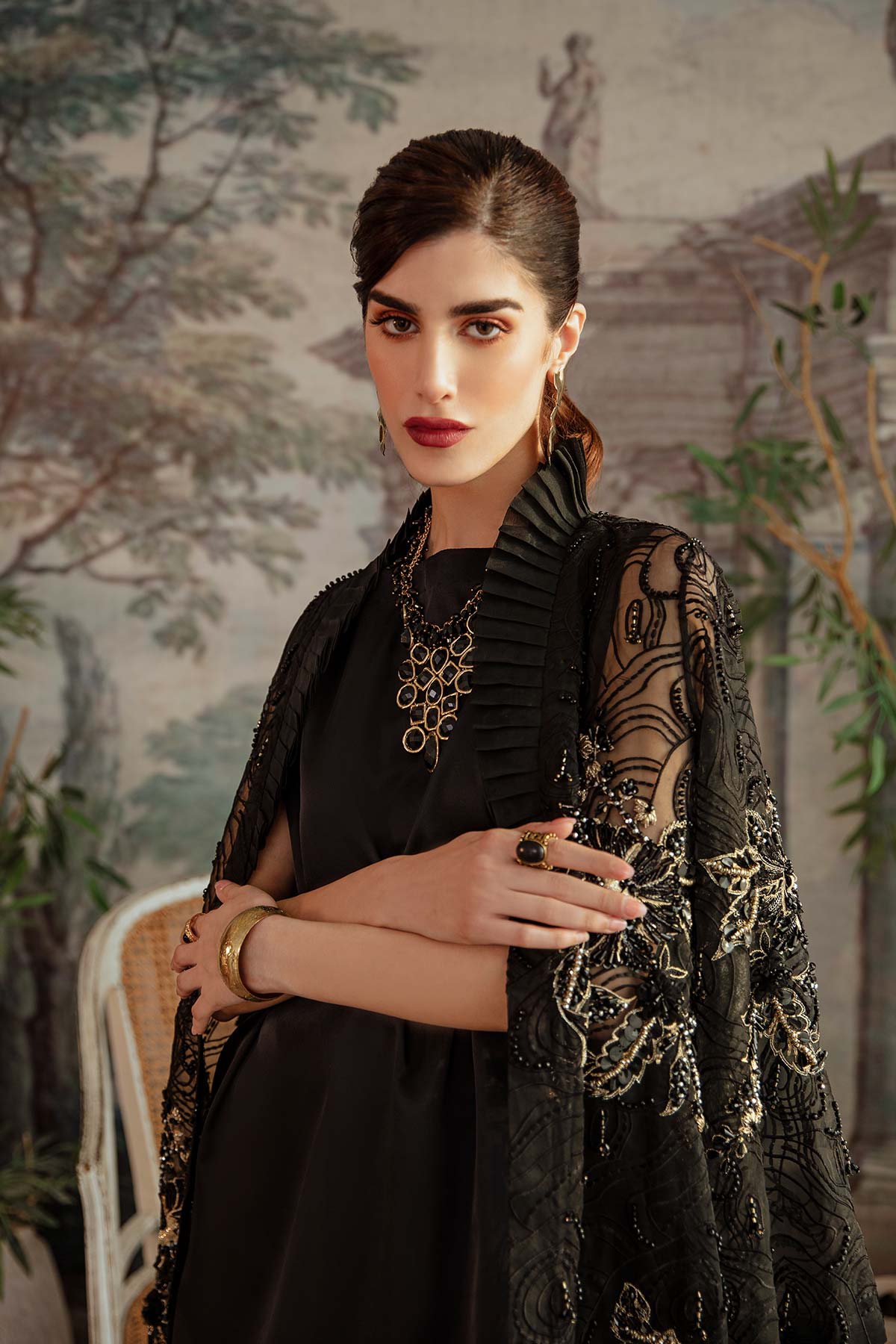 Mina Kashif | Ala Mode Luxury Formals 23 | Luna - by - Libasekhas UK - Registered Vendor of : Mina Kashif - 100% Original Designer Dresss