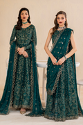 Iznik | Chinnon Chiffon | CC-47 Embroidered Chiffon - by - Libasekhas UK - Registered Vendor of : Iznik - 100% Original Designer Dresss