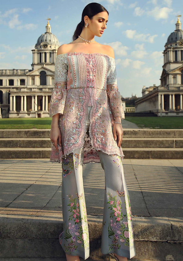 Layla Chatoor | Luxury Pret | Hi Lo Peplum Top - by Libasekhas UK - Registered Vendor of : Layla Chatoor - 100% Original Designer Dress