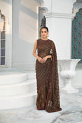Zarif | DE LUXURY Formals | HAZEL WOOD - by - Libasekhas UK - Registered Vendor of : Zarif - 100% Original Designer Dresss