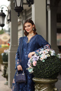 Noor by Saadia Asad | Eid Luxe Chikankari 26 | D11 - Sapphire Blue - by Libasekhas UK - Registered Vendor of : Noor by Saadia Asad - 100% Original Designer Dress