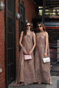 Noor by Saadia Asad | Eid Luxe Chikankari 26 | D12 - Etoupe love - by Libasekhas UK - Registered Vendor of : Noor by Saadia Asad - 100% Original Designer Dress