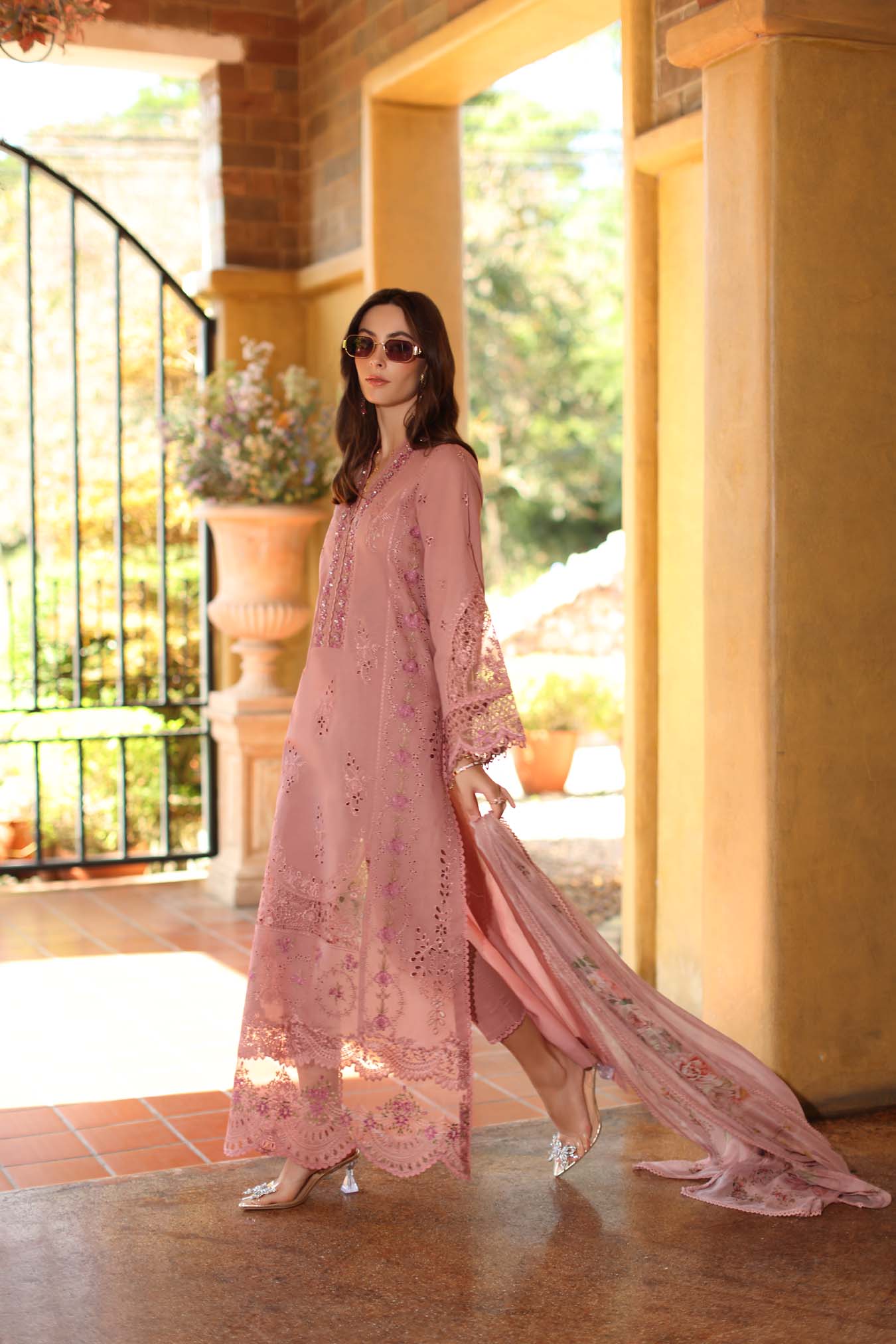 Saadia Asad | Luxury Eid Schiffli Laserkari 26 |D3 - B - Mirelle - by Libasekhas UK - Registered Vendor of : Saadia Asad - 100% Original Designer Dress