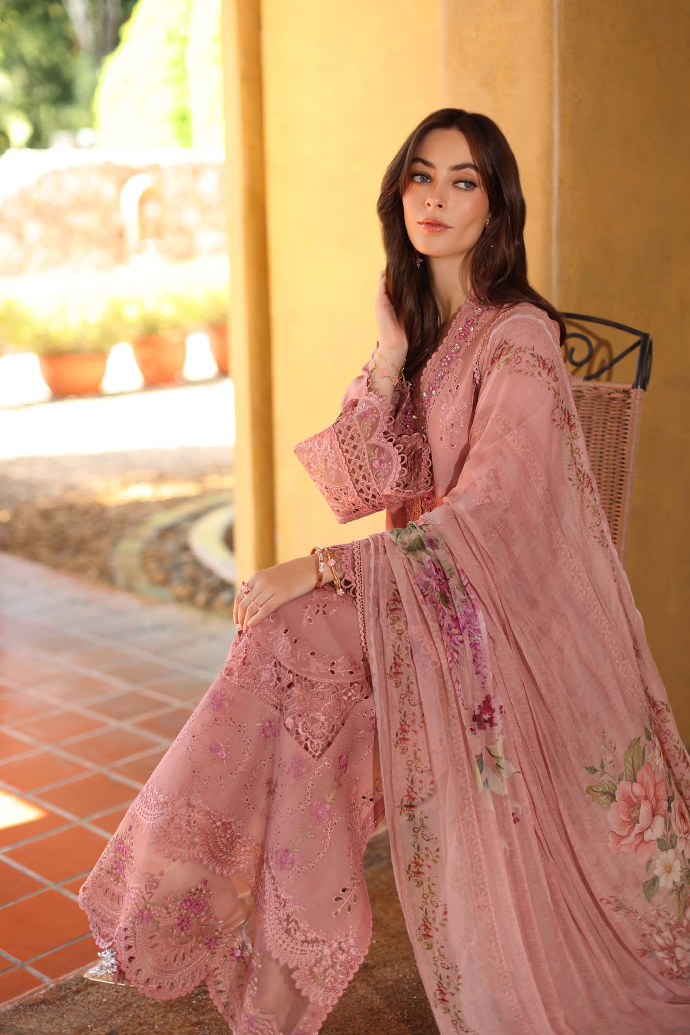 Saadia Asad | Luxury Eid Schiffli Laserkari 26 |D3 - B - Mirelle - by Libasekhas UK - Registered Vendor of : Saadia Asad - 100% Original Designer Dress