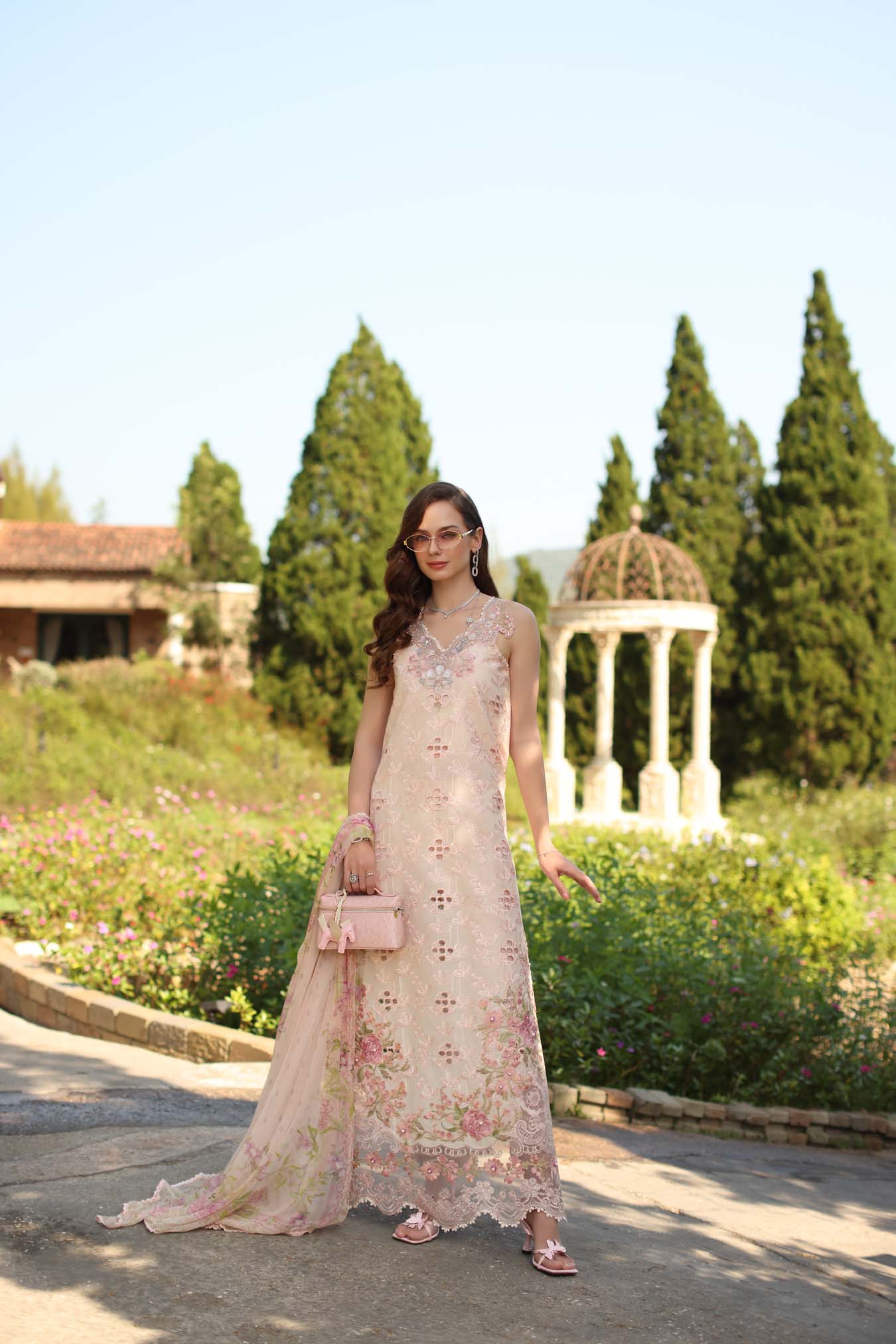 Saadia Asad | Luxury Eid Schiffli Laserkari 26 | D7 - A - Florine - by Libasekhas UK - Registered Vendor of : Saadia Asad - 100% Original Designer Dress