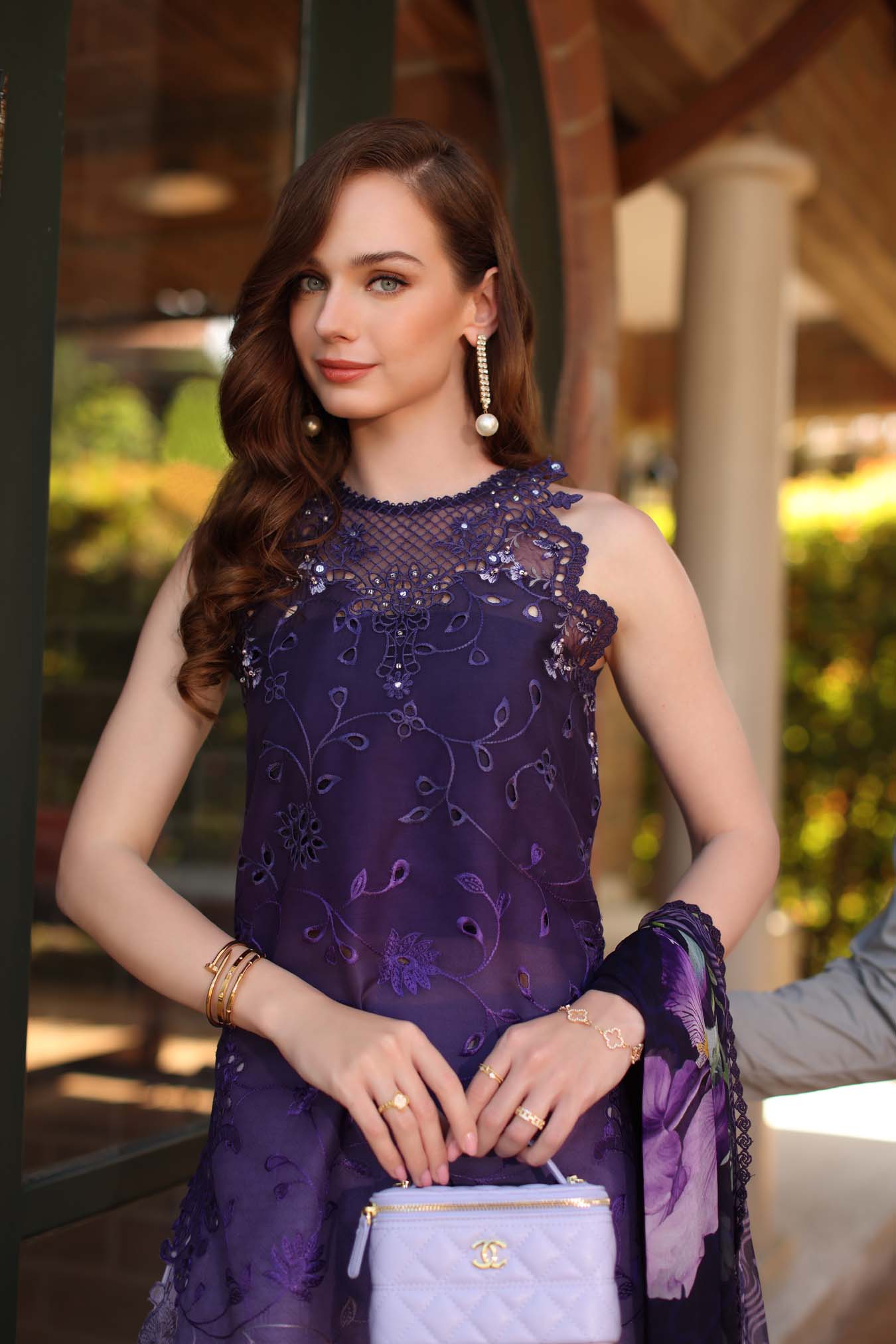 Saadia Asad | Luxury Eid Schiffli Laserkari 26 | D4 - A - Seraphine - by Libasekhas UK - Registered Vendor of : Saadia Asad - 100% Original Designer Dress