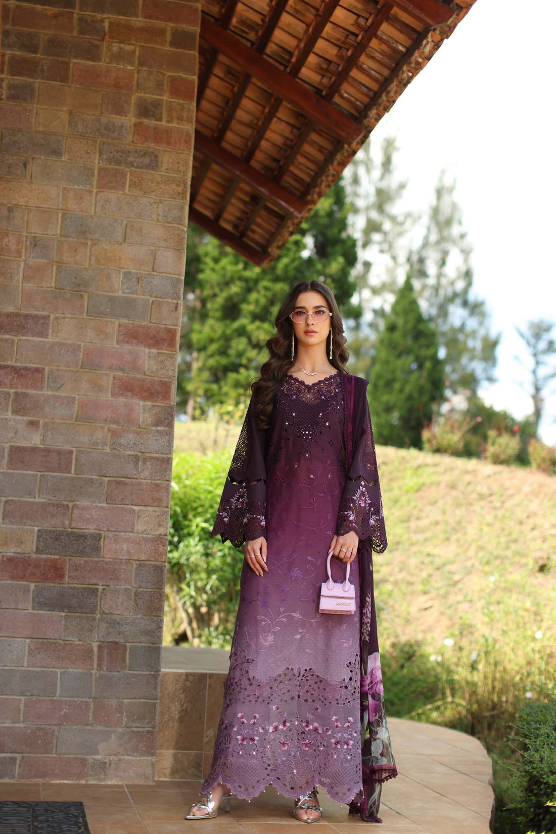 Saadia Asad | Luxury Eid Schiffli Laserkari 26 | D4 - B - Seraphine - by Libasekhas UK - Registered Vendor of : Saadia Asad - 100% Original Designer Dress