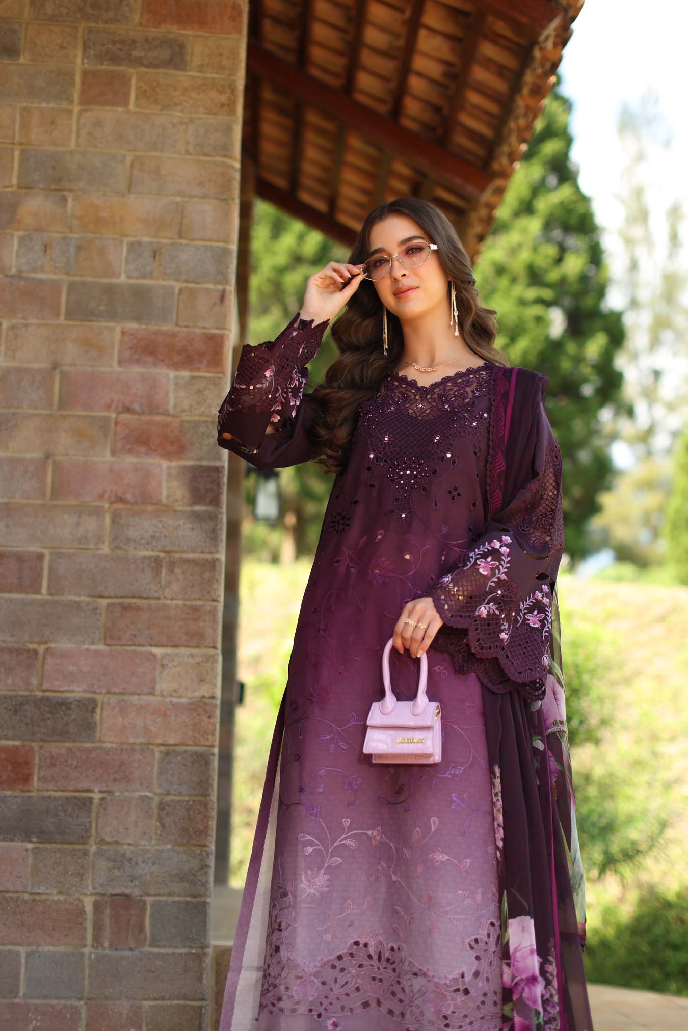 Saadia Asad | Luxury Eid Schiffli Laserkari 26 | D4 - B - Seraphine - by Libasekhas UK - Registered Vendor of : Saadia Asad - 100% Original Designer Dress