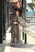 Noor by Saadia Asad | Eid Luxe Chikankari 26 | D9 - Shadow Grey - by Libasekhas UK - Registered Vendor of : Noor by Saadia Asad - 100% Original Designer Dress