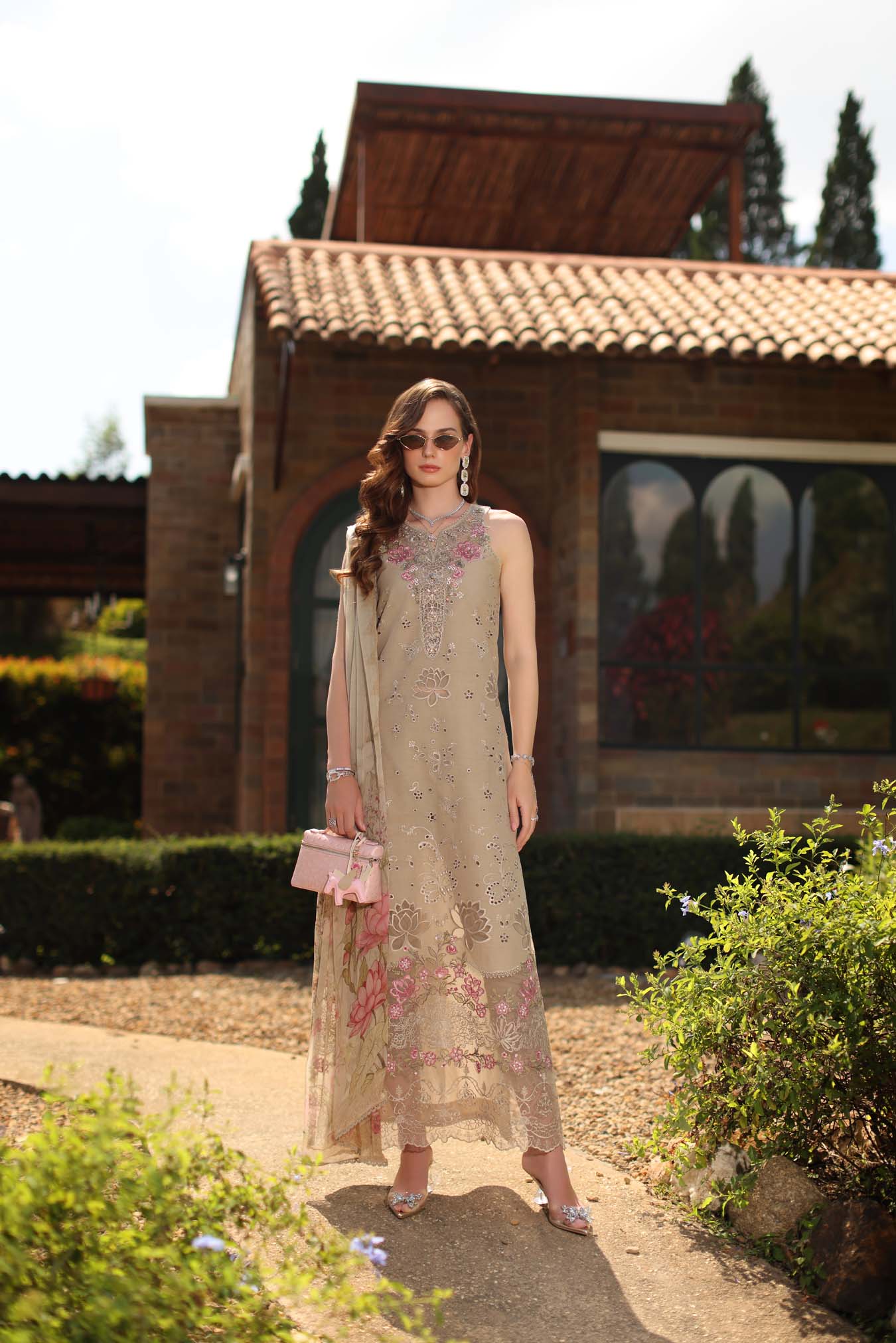 Saadia Asad | Luxury Eid Schiffli Laserkari 26 | D9 - B - Velisse - by Libasekhas UK - Registered Vendor of : Saadia Asad - 100% Original Designer Dress