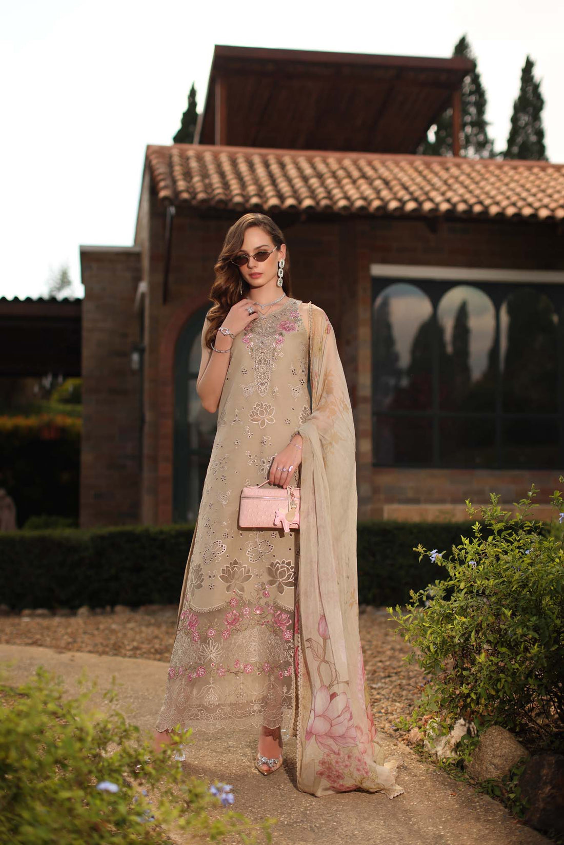 Saadia Asad | Luxury Eid Schiffli Laserkari 26 | D9 - B - Velisse - by Libasekhas UK - Registered Vendor of : Saadia Asad - 100% Original Designer Dress