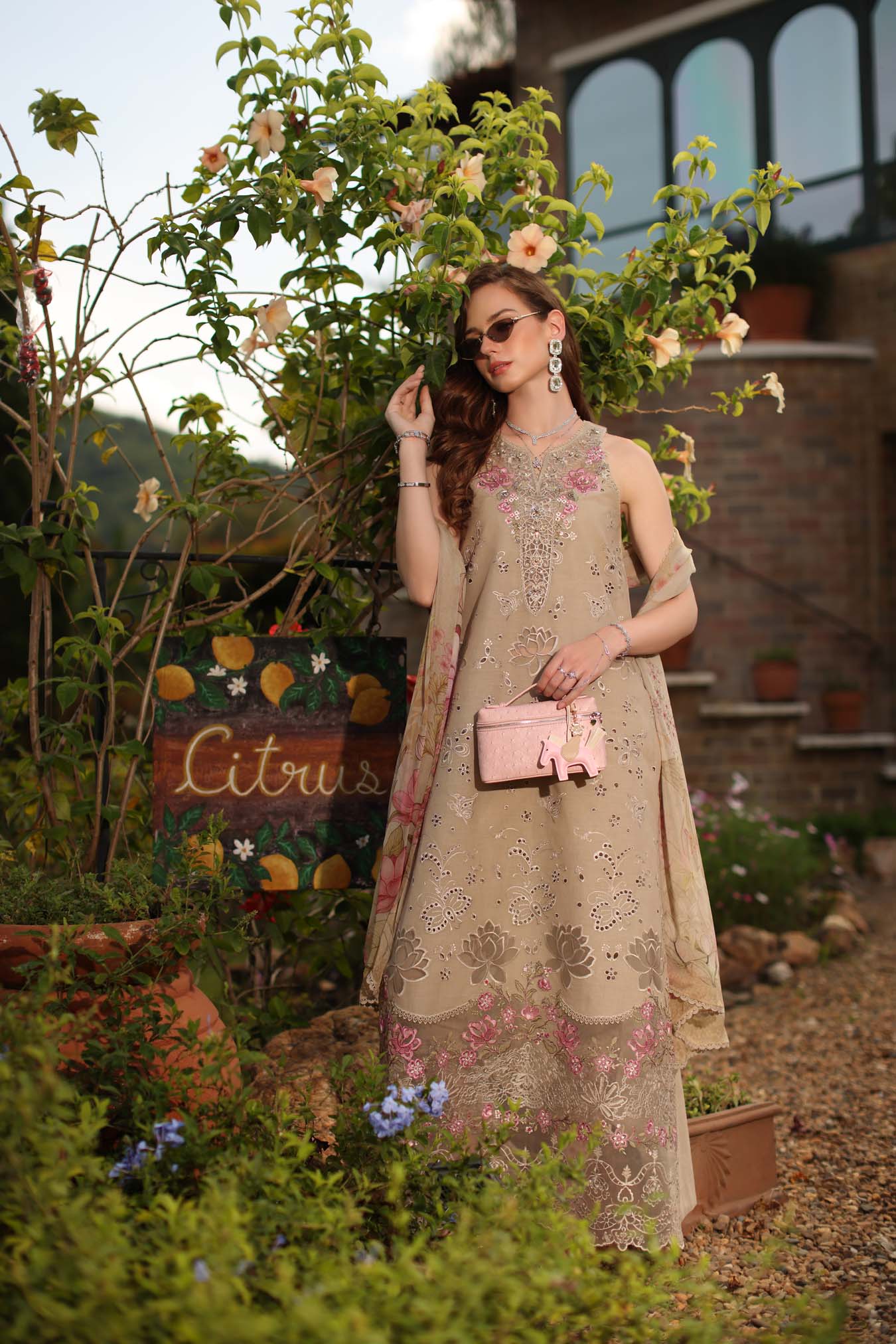 Saadia Asad | Luxury Eid Schiffli Laserkari 26 | D9 - B - Velisse - by Libasekhas UK - Registered Vendor of : Saadia Asad - 100% Original Designer Dress