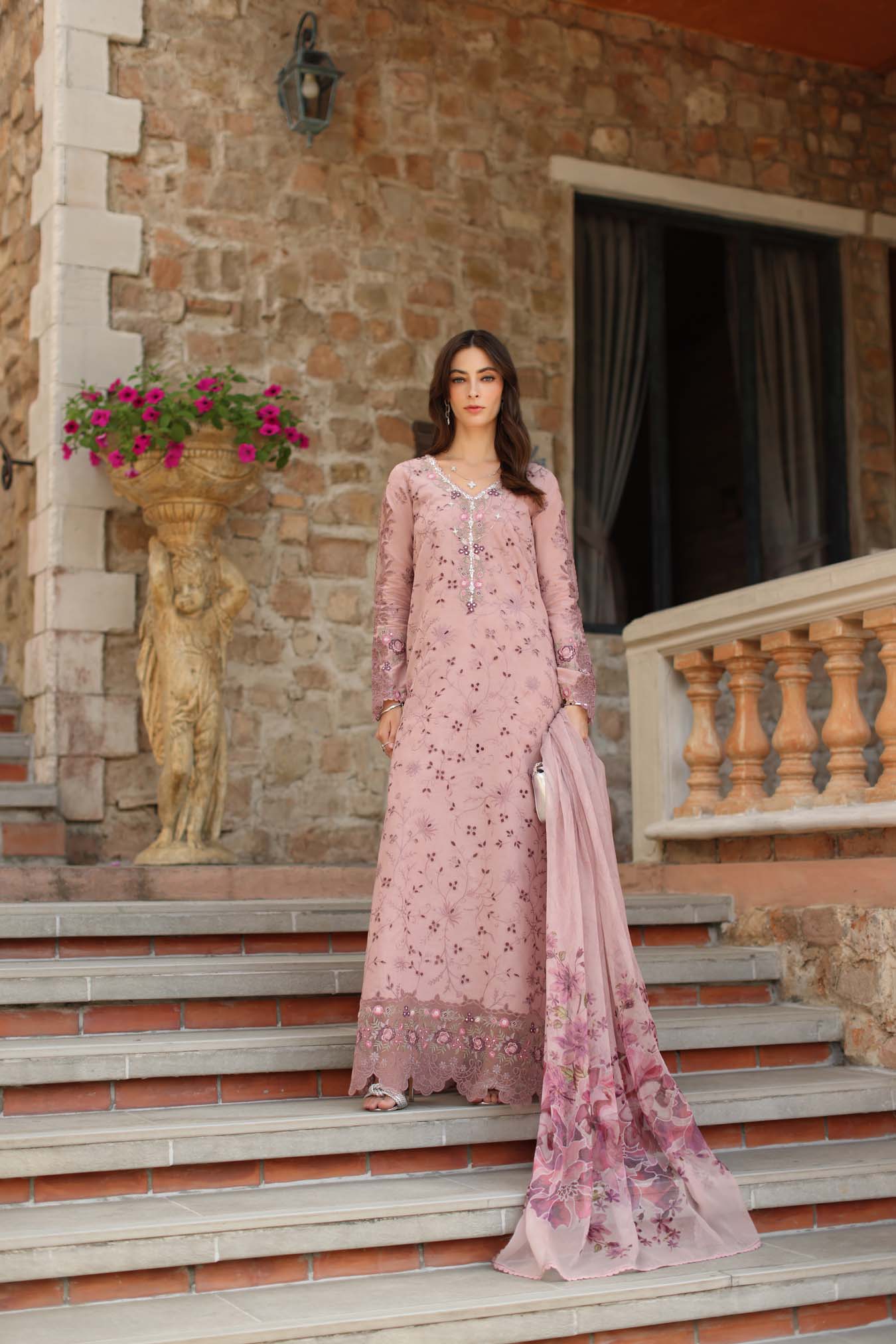 Saadia Asad | Luxury Eid Schiffli Laserkari 26 | D1 - B - Sorina - by Libasekhas UK - Registered Vendor of : Saadia Asad - 100% Original Designer Dress