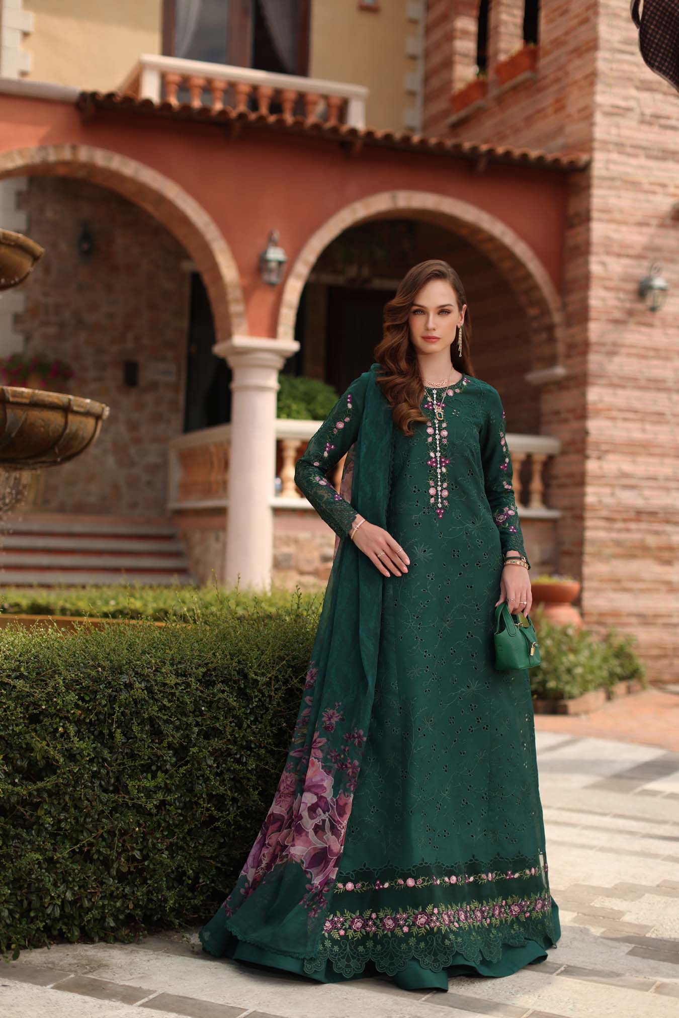 Saadia Asad | Luxury Eid Schiffli Laserkari 26 | D1 - A - Sorina - by Libasekhas UK - Registered Vendor of : Saadia Asad - 100% Original Designer Dress