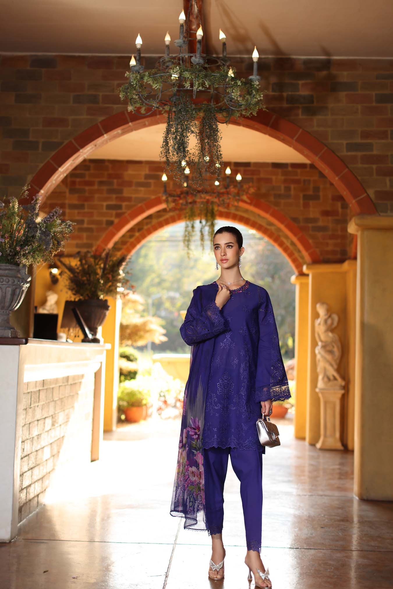 Saadia Asad | Luxury Eid Schiffli Laserkari 26 | D2 - A - Aloura - by Libasekhas UK - Registered Vendor of : Saadia Asad - 100% Original Designer Dress