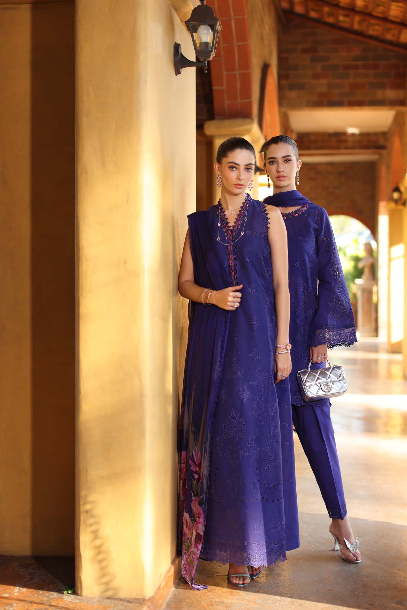 Saadia Asad | Luxury Eid Schiffli Laserkari 26 | D2 - A - Aloura - by Libasekhas UK - Registered Vendor of : Saadia Asad - 100% Original Designer Dress