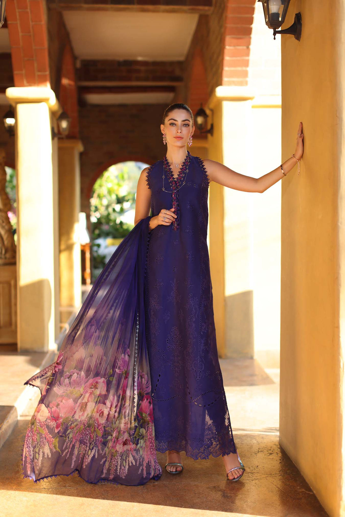 Saadia Asad | Luxury Eid Schiffli Laserkari 26 | D2 - A - Aloura - by Libasekhas UK - Registered Vendor of : Saadia Asad - 100% Original Designer Dress