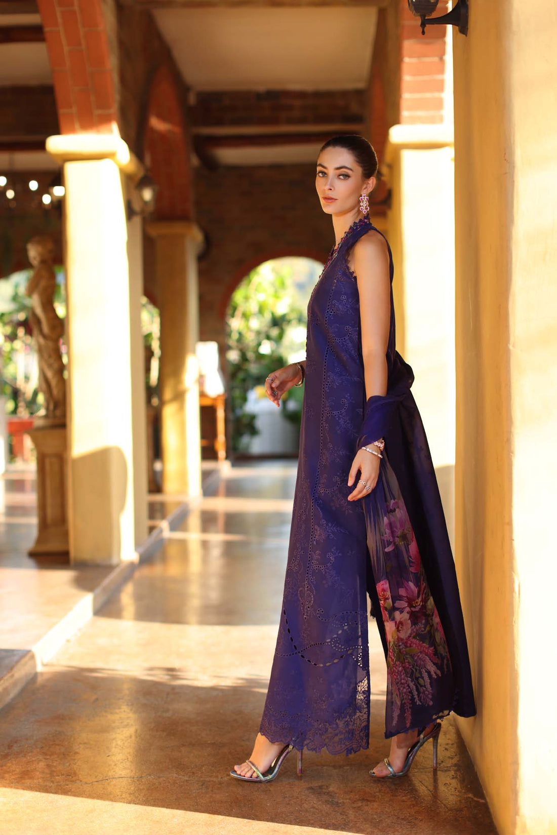 Saadia Asad | Luxury Eid Schiffli Laserkari 26 | D2 - A - Aloura - by Libasekhas UK - Registered Vendor of : Saadia Asad - 100% Original Designer Dress