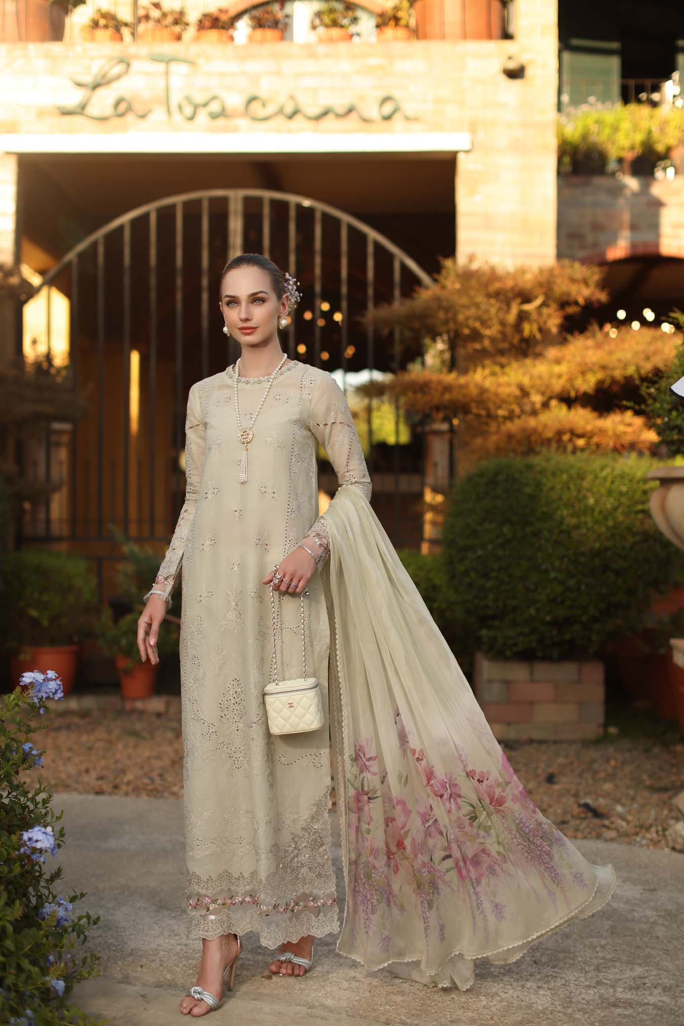 Saadia Asad | Luxury Eid Schiffli Laserkari 26 | D2 - B - Aloura - by Libasekhas UK - Registered Vendor of : Saadia Asad - 100% Original Designer Dress