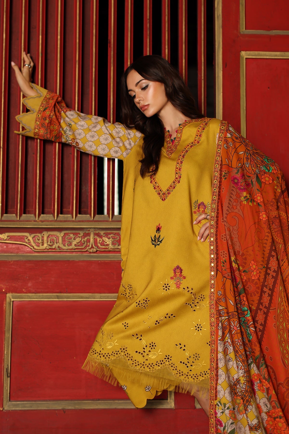 Charizma | Combination Linen 26 | CCW7-03 - by Libasekhas UK - Registered Vendor of : Charizma - 100% Original Designer Dress
