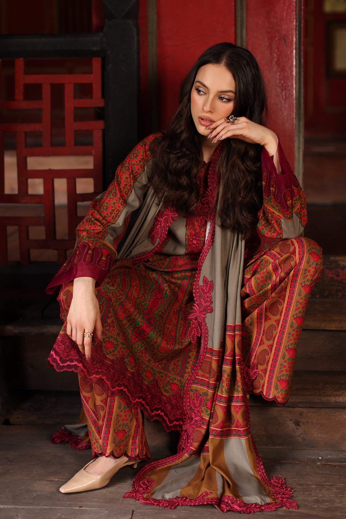 Charizma | Combination Linen 26 | CCW7-04 - by Libasekhas UK - Registered Vendor of : Charizma - 100% Original Designer Dress