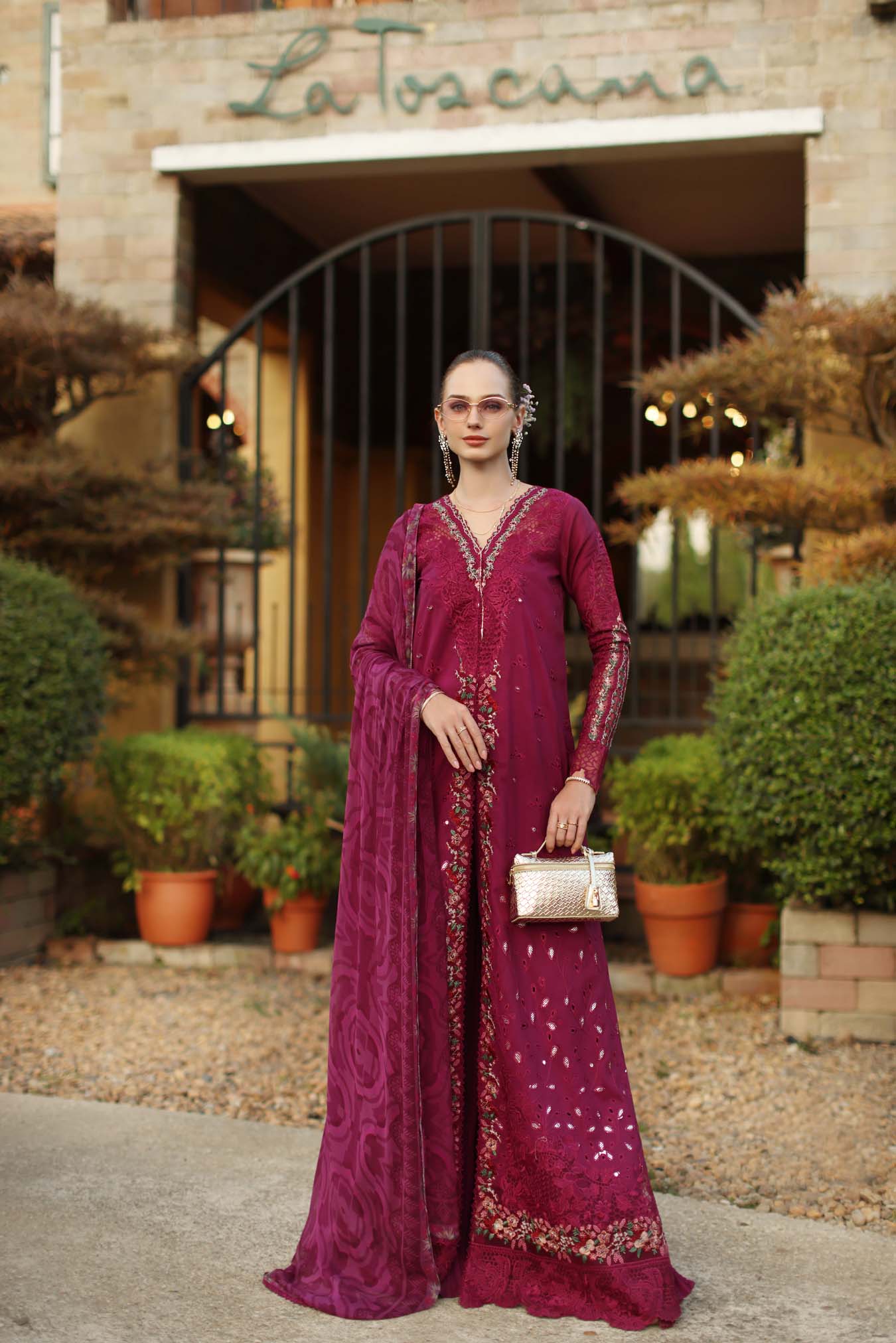 Saadia Asad | Luxury Eid Schiffli Laserkari 26 | D6 - A - Zelina - by Libasekhas UK - Registered Vendor of : Saadia Asad - 100% Original Designer Dress
