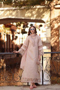 Noor by Saadia Asad | Eid Luxe Printkhaas 26 | D6 - B - Ballet Pink - by Libasekhas UK - Registered Vendor of : Noor by Saadia Asad - 100% Original Designer Dress