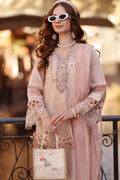 Noor by Saadia Asad | Eid Luxe Printkhaas 26 | D6 - B - Ballet Pink - by Libasekhas UK - Registered Vendor of : Noor by Saadia Asad - 100% Original Designer Dress