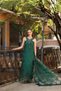 Noor by Saadia Asad | Eid Luxe Printkhaas 26 | D2 - B - Sage Green - by Libasekhas UK - Registered Vendor of : Noor by Saadia Asad - 100% Original Designer Dress