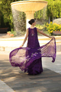 Noor by Saadia Asad | Luxury Eid Schiffli Laserkari 26 | D2 -Amalfi Amethyst - by Libasekhas UK - Registered Vendor of : Noor by Saadia Asad - 100% Original Designer Dress