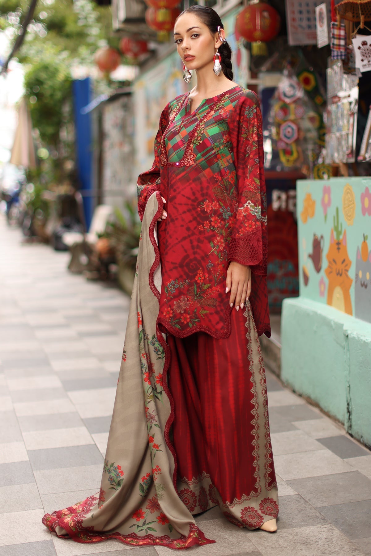 Charizma | Combination Linen 26 | CCW7-12 - by Libasekhas UK - Registered Vendor of : Charizma - 100% Original Designer Dress