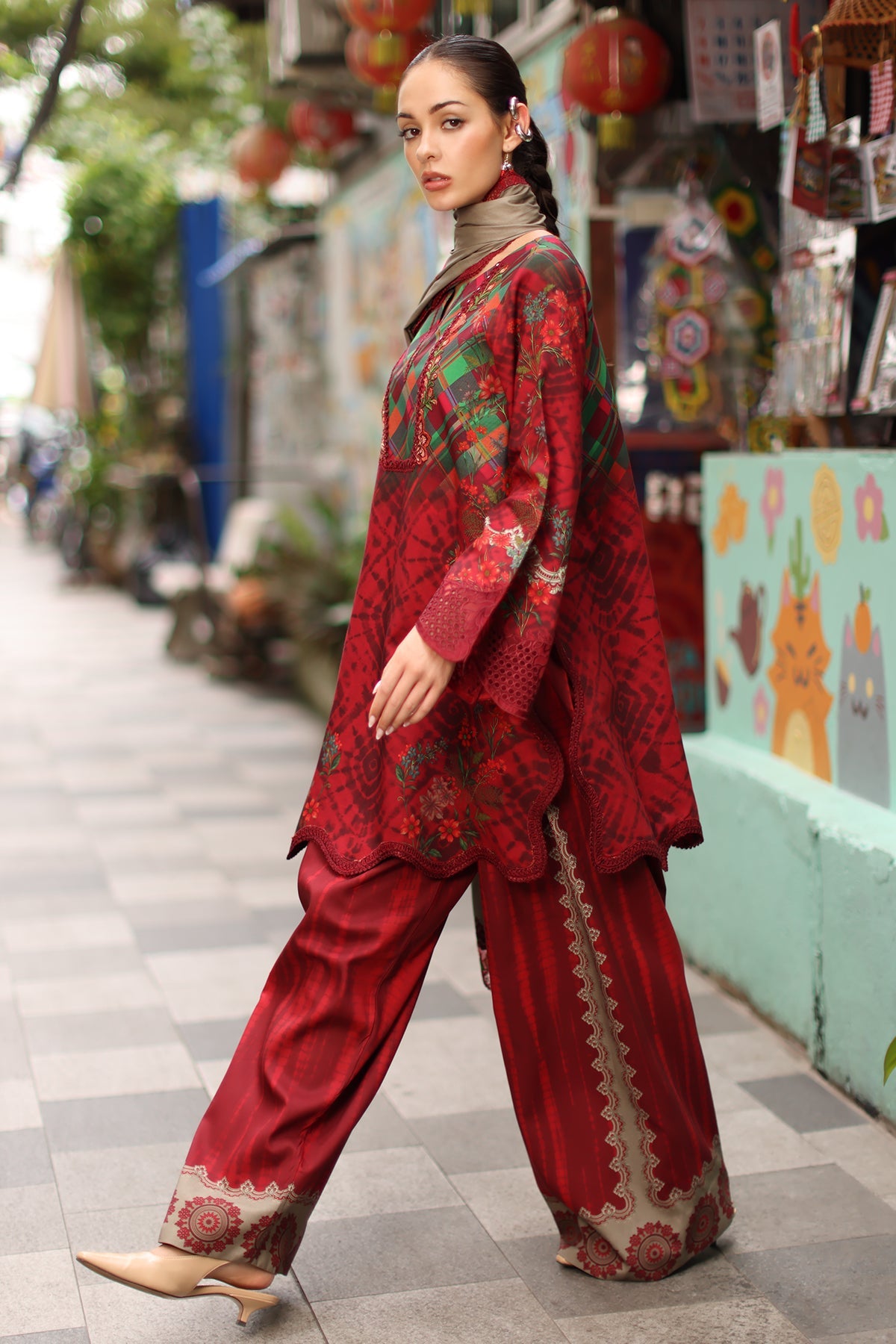 Charizma | Combination Linen 26 | CCW7-12 - by Libasekhas UK - Registered Vendor of : Charizma - 100% Original Designer Dress