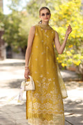 Noor by Saadia Asad | Eid Luxe Printkhaas 26 | D1 - B - Mango Yellow - by Libasekhas UK - Registered Vendor of : Noor by Saadia Asad - 100% Original Designer Dress