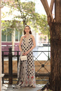 Noor by Saadia Asad | Eid Luxe Printkhaas 26 | D4 - B - Moonlight Polka - by Libasekhas UK - Registered Vendor of : Noor by Saadia Asad - 100% Original Designer Dress